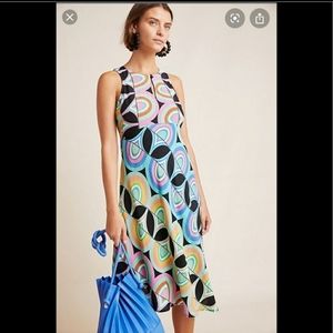 Anthropologie Kenzie Asymmetrical Dress